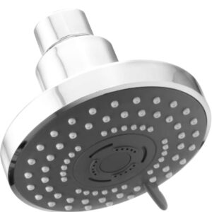 ALTON SHR20725 ABS, 4-INCH, 3-Function Overhead Shower, Chrome Finish (Without Arm) (3112)