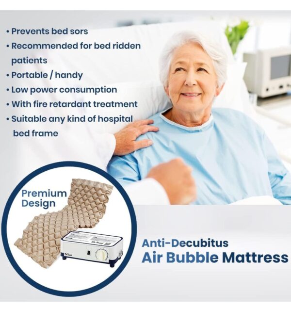 Dr Trust Air Mattress Anti Decubitus Air Pump and Bubble Mattress (Brown) (3308,3309,3310) - Image 4