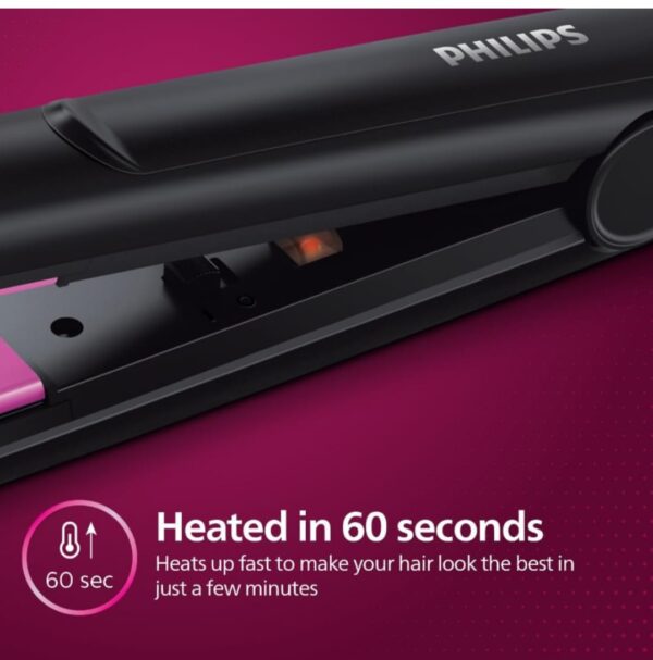 Philips Selfie Hair Straightener I Minimized Heat Damage with SilkPro Care I Ceramic Coated Plates I No.1 Preferred Hair Styling Appliance Brand I HP8302/06 ( 3380,3381,3382,3383,3384,3385,3386) - Image 5