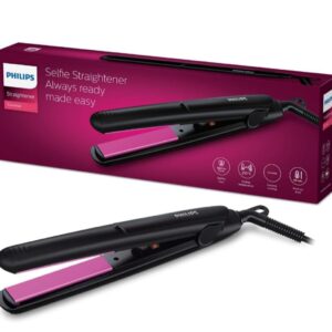 Philips Selfie Hair Straightener I Minimized Heat Damage with SilkPro Care I Ceramic Coated Plates I No.1 Preferred Hair Styling Appliance Brand I HP8302/06 ( 3380,3381,3382,3383,3384,3385,3386)