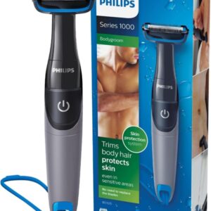 PHILIPS Bg1025/15 Showerproof Battery Powered Body Groomer For Men, Safe For All Body Areas, Including Private Parts 2K+ bought in past month (3357,3358,3359)