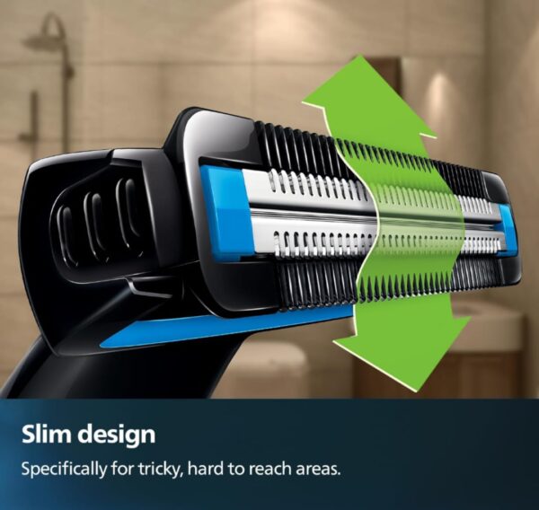 PHILIPS Bg1025/15 Showerproof Battery Powered Body Groomer For Men, Safe For All Body Areas, Including Private Parts 2K+ bought in past month (3357,3358,3359) - Image 6