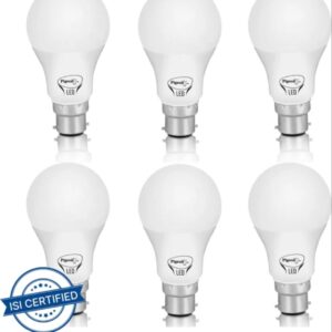 PIGEON 10WATT ROUND B22 LED BULB ( WHITE ) PACK OF 6