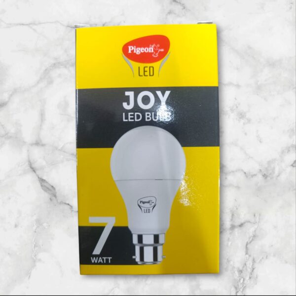 PIGEON JOY LED BULB 7 WATT B22 (WHITE) PACK OF 2
