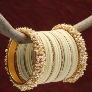 Shining Diva Fashion Latest Gold Plated Set of 23 Stylish Traditional Bangle for Women (shani9)