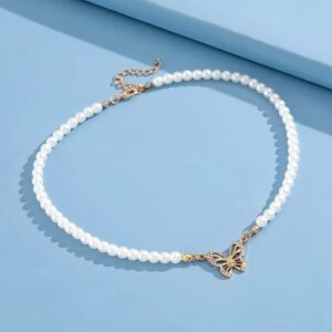 Shining Diva Fashion Stylish Pearl Chain Pendant Necklace for Women and Girls (14570np)( shani10)