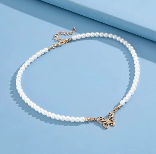 Shining Diva Fashion Stylish Pearl Chain Pendant Necklace for Women and Girls (14570np)( shani10)