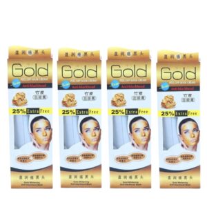 AROMA Gold whitening anti blackhead peel off Mask Cream Anti Blackhead (130 g)  peel off mask  PACK OF 4 ( EXP 12/25 )
