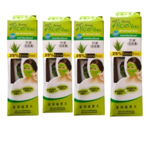 AROMA ALOEVERA PEEL OF MASK 130G+25% EXTRA PACK OF 4 (EXP-3/26)
