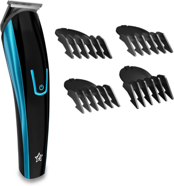 Flipkart SmartBuy M4D12B Runtime : 60 min Cordless USB Trimmer for Men  (Black) (7902)
