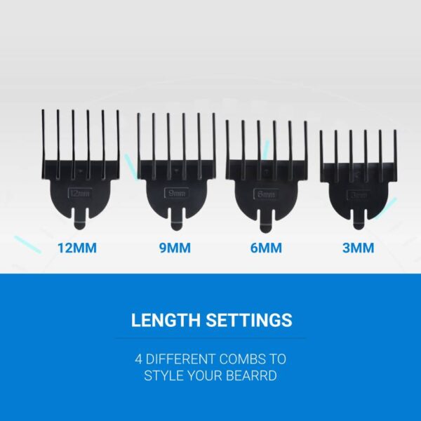 Flipkart SmartBuy PR-1971 Runtime: 60 min Multi Purpose Trimmer for Men  (Black, Silver) (7904) - Image 4