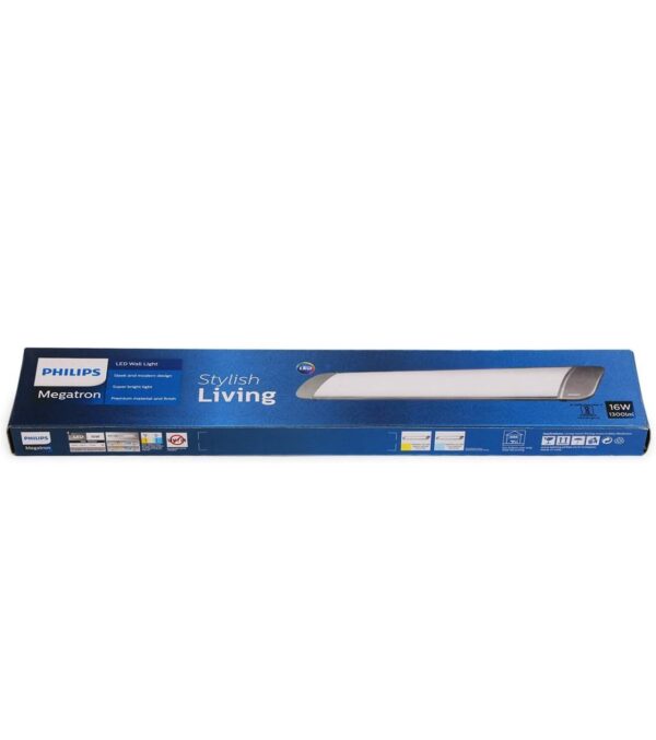 PHILIPS Megatron 16W Wall Light - White
N.8509 minar body damege - Image 2