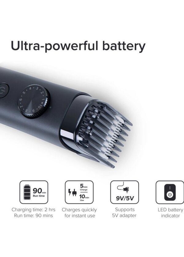 MI XXQ01HM TRIMMER 90 min runtime 40 length setting (black)N.7908 (vivek) Looking Used - Image 3