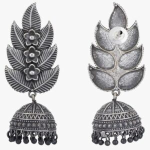 AVIANA Resplendent Silver Coated Jhumka Earring for Women and Girls_AV-000131
shani (d57)