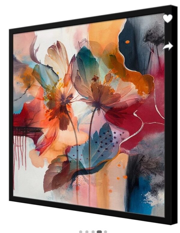 999store digital  reprint 36inch x 36inch  painting  ( with frame) 8463 shani - Image 3