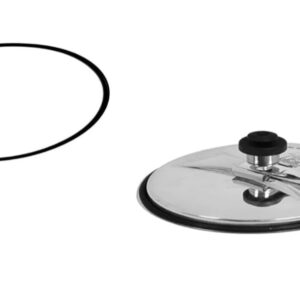 Solimo brand Pressure Cooker Rubber Gasket Ring, Black For All Cookers Pack of 1 (For 2/3 Liters) N8562 Neeraj