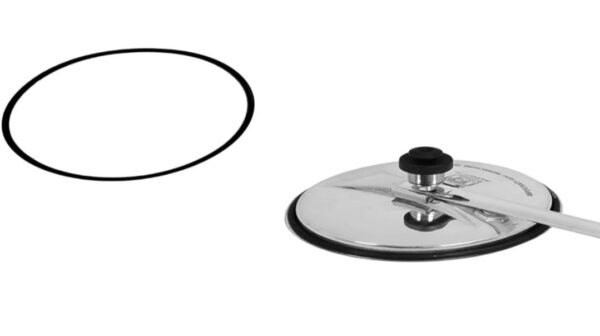 Solimo brand Pressure Cooker Rubber Gasket Ring, Black For All Cookers Pack of 1 (For 2/3 Liters) N8562 Neeraj