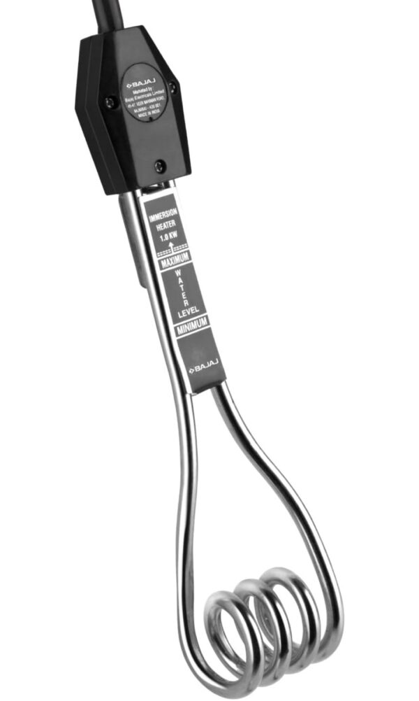 Bajaj Copper 1000 Watts Immersion Rod Heater For Home|Water Heater Rod For Efficient Heating|With Anti-Corrosive Nickel Plating|Isi Approvel Safety&Quality|2-Yr Warranty|Silver N8605 N8606 N8607 Neeraj - Image 2