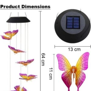 GIGAWATTS GW-515-B LED Butterflies Solar Light Outdoor & Indoor Decorative Hanging Lamp for Home and Garden Christmas Diwali Decoration (Pack of 1, 400g)


Rajender ,   7948 ,  7949