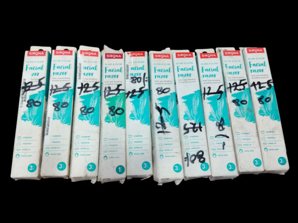 Sirona Reusable Face Razor for Women - 3 Razors (Blue)| Painless Facial Hair Removal | Eyebrow Shaper, Upper Lip, Forehead, Peach Fuzz, Chin, Sideburns & Dermaplaning Tool

Rajender ,   123
SET OF 13
EXPIRY 07/27
1@600/-