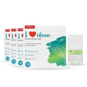 Sirona Sanitary Disposal Bags | 300 Bags | Pad Disposable Bags for Discreet Disposal of Tampons, Condoms, Sanitary Pads, Panty Liner & Personal Hygiene Waste (Green)

RAJENDER 123
SET OF 7
1@300/-