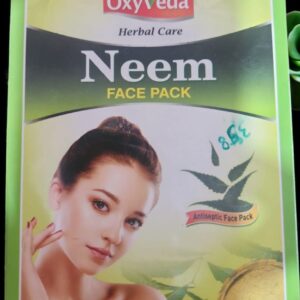 OXY VEDA HERBAL CARE NEEM FACE PACK 100G (EXPIRY 04/24) (SET OF 10 PC'S)