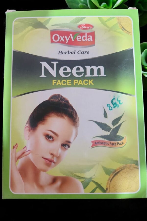 OXY VEDA HERBAL CARE NEEM FACE PACK 100G (EXPIRY 04/24) (SET OF 10 PC'S)