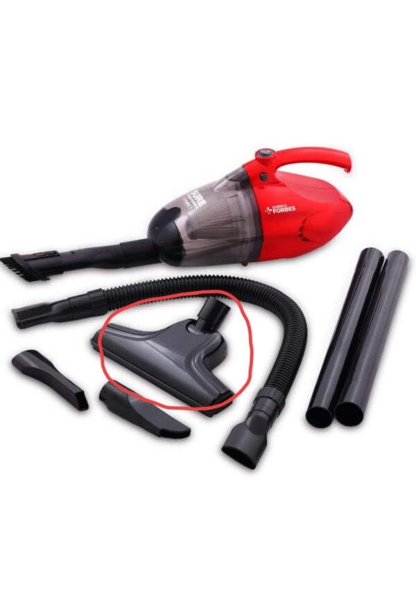 Eureka Forbes Compact 700 Watts Powerful Suction & Blower Vacuum Cleaner with Washable HEPA Filter & 6 Accessories,Compact,1 Year Warranty,Light Weight & Easy to use (Red & Black) ( Piece not included)( pic me mark kiya gya part nhi hai )(7851)