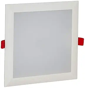 Havells 15W LED Square Surface Panel Light|Cool White|Energy Efficient|Premium Downlight for Home and Office|BIS Approved |(White Bezel,Black Housing)| Pack of 1 (1086)