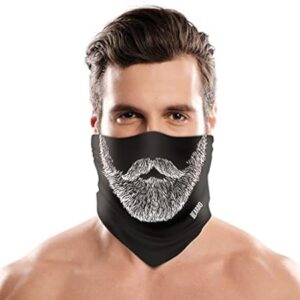 BEARDO Bandana - Mask Designed for Bearded Men | Universal Fit | Breathable Fabric | Ultra Soft | Stylish | For bikers and everyday use (5629)