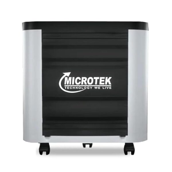Microtek All in One Trolley for Single Tall Tubular Battery and Inverter | Durable, Plastic Material | Suitable for All Type Inverter-Batteries ( Grey )(6488) Body parts crack minar   Tyer not included