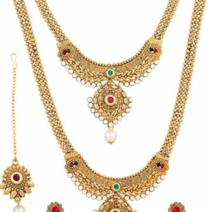 nlptraders  Metal Gold Jewel Set  (Pack of 1) (SHANI,598)