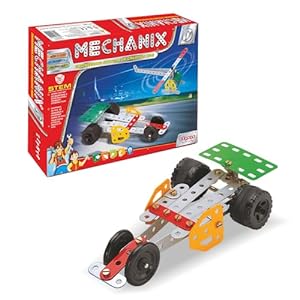Mechanix-0 DIY STEM Toy, Building and Construction Set for Boys and Girls Age 7+ Years