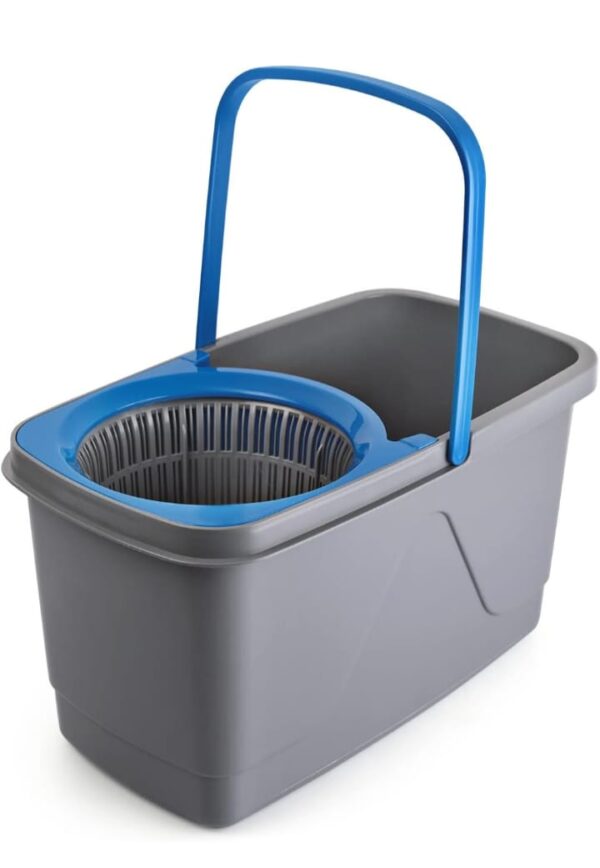 CELLO KLEENNO total clean 360 degree bucket spin mop with 1 extra micro fiber refill mop - Image 7