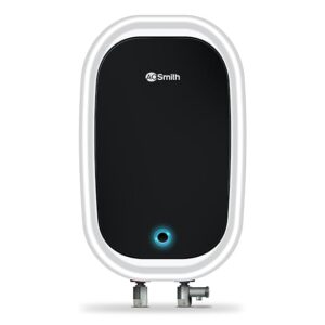 AO Smith EWS-5 White Instant Geyser 5 Litre With 3kW Express Heating | High Rise Building Bathroom & Kitchen geyser | UL Rated Wiring & Pressure Relief Valve For Ultimate Safety | 5 Year Tank Warranty (  Minor scratch. Body )(all Accessories not included) ( 7755)