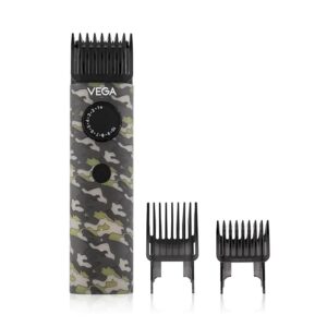 Vega Men X1 Beard Trimmer for Men with Quick Charge, 90 Mins Run-time, Waterproof, for Cord & Cordless Use and 40 Length Settings, Trimmer for Men, (VHTH-16) (7911)
