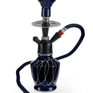 Basement Bazaar Mahi Glass Hookah (24.8 cm, Black)  ( 8530 )