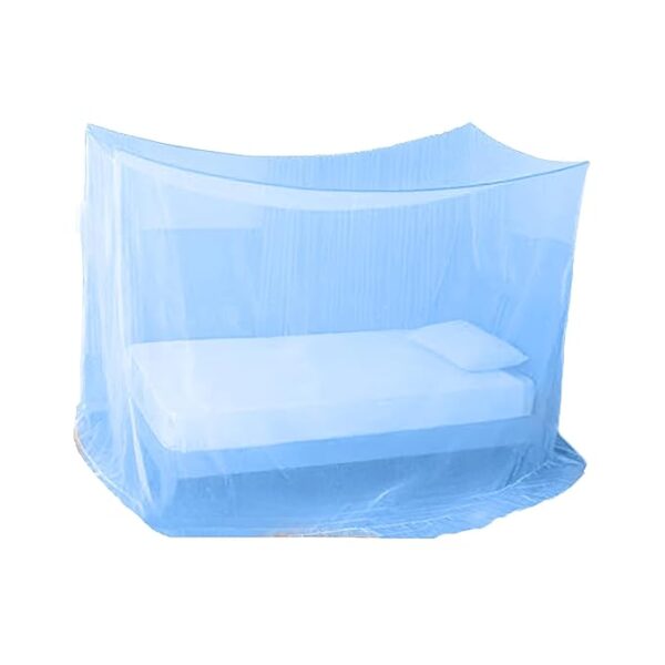 Divayanshi Blue Mosquito Net for Single Bed/Double Bed, 4x6.5 Insect Protection Net  ( 8077,8076)