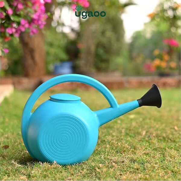Ugaoo 5 Litre Large Plant Watering Can for Garden-Sky Blue (8201) - Image 4