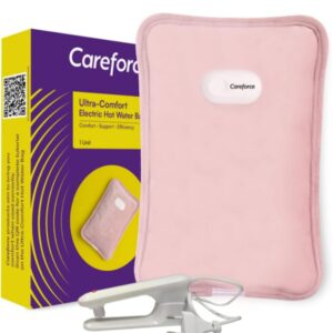 Careforce Electric Hot Water Bag Electric Hot Bag Heating Bag Hot Pack Warm Water Bag Hot Gel Bag Electric Heat Bag- Pink( charger dusra hai ) (3305 3306 3307)