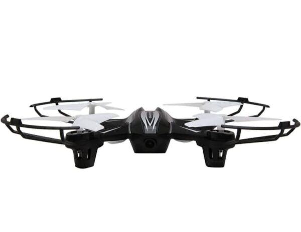 HX750 Aero craft Compact Remote Control Quadcopter Without Camera Drone for Kids - Blue and Red Lighting for Clear Night Vision - Black Or White - Image 4