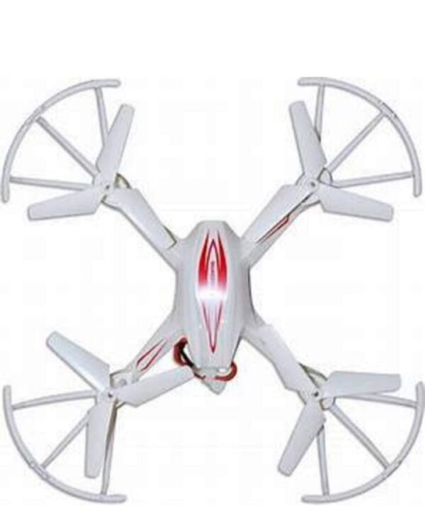 HX750 Aero craft Compact Remote Control Quadcopter Without Camera Drone for Kids - Blue and Red Lighting for Clear Night Vision - Black Or White