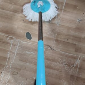 Zureni Metal 42-Inch Mop Stick Adjustable Rapid-Change Handle Ideal for Industrial Household Floor Cleaning with 10-Inch Mop Plate (Random Color) MINOR DAMAGE ) (6545)