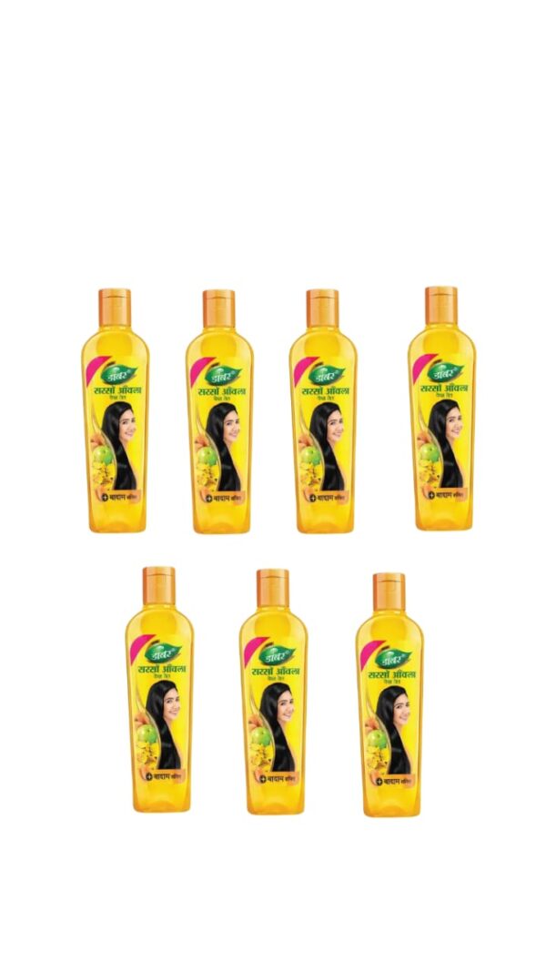 Dabur Sarson Amla Oil, 140ml  PACK OF 7 (EXPIRY 03/25)
