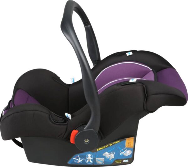 LuvLap Baby Car Seat with Cary Cot Baby Car Seat  (Purple) ( P SUMIT ) - Image 3
