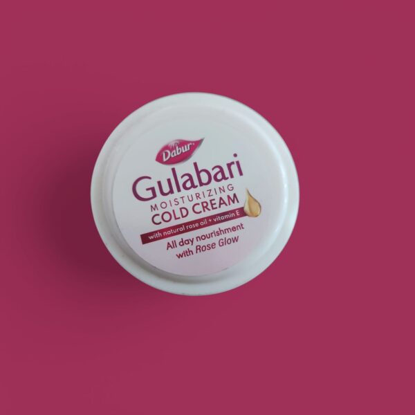 Dabur Gulabari Moisturizing Cold Cream (Skin Moisturiser) Glow Lotion, 55ml EXPIRY DATE NOT MENTION ( SET OF 12 PCS )