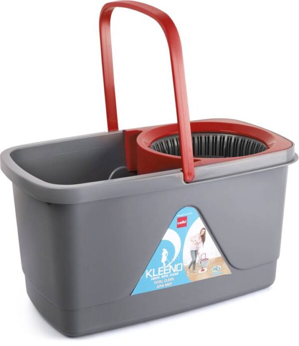 CELLO KLEENNO total clean 360 degree bucket spin mop with 1 extra micro fiber refill mop - Image 3