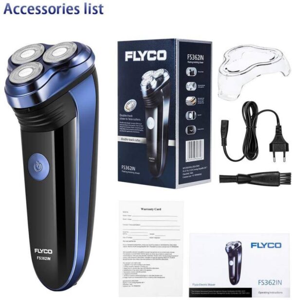 FLYCO FS362IN Shaver For Men  (Dark Blue) (7913) - Image 3