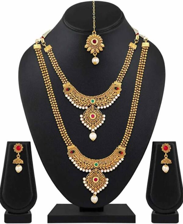 nlptraders  Metal Gold Jewel Set  (Pack of 1) (SHANI,598) - Image 3