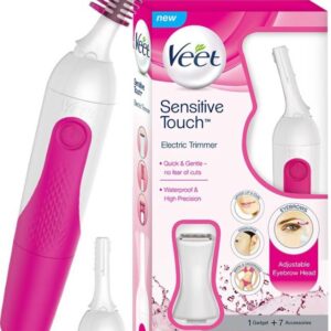 Veet Sensitive Touch Expert Trimmer 45 min Runtime 4 Length Settings  (White, Pink) (7909)